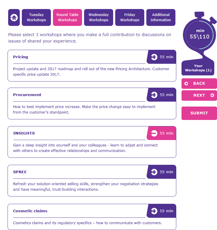 A screen with Merck page
