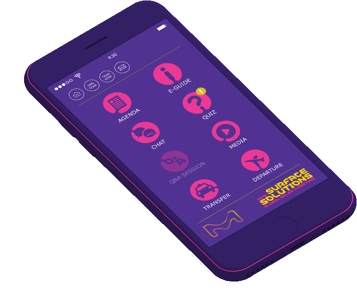 a smartphone with the merck app on the screen