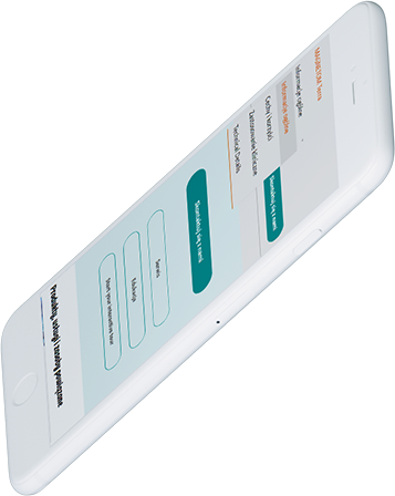 phone with app screen